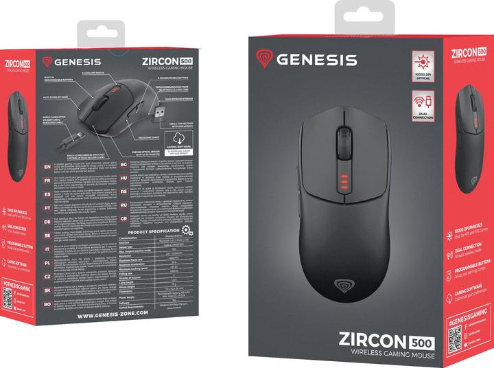 Produktbild Genesis Mysz ZIRCON 500 (NMG-2113) (Kabellos)