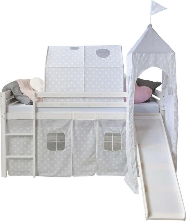 Actual product image Floki24 Tunnel for bunk beds Bed tent Bed canopy Play tunnel Cave Cot - grey