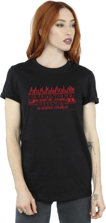 Immagine prodotto Netflix Stranger Things Flames Maglietta Ampia Donna (S)