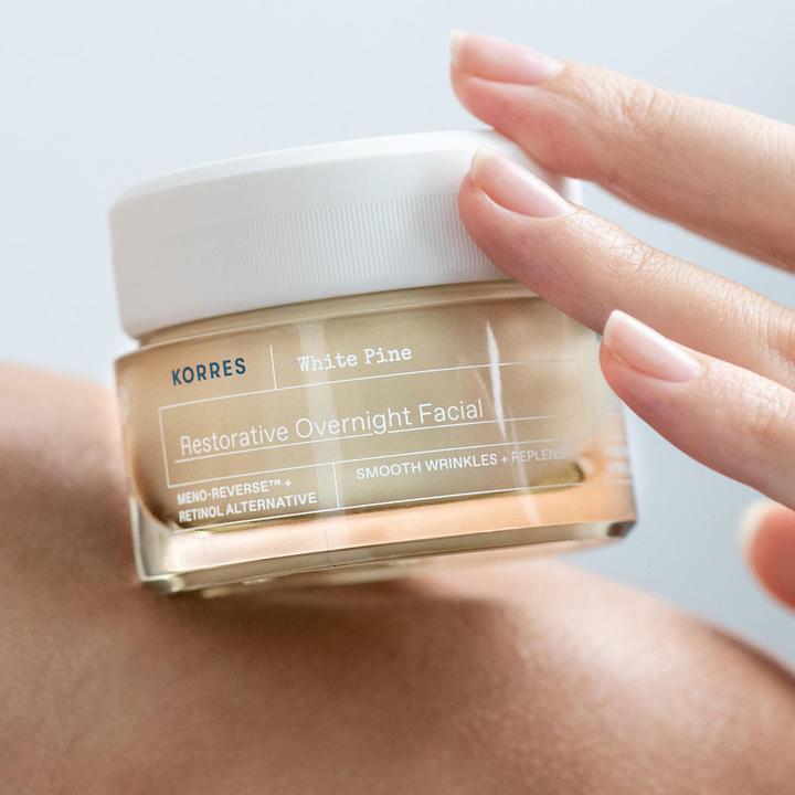 Image du produit Korres KORRES White Pine Restorative Overnight Facial Cream rehenerujący krem do twarzy na noc 40ml (40 ml)