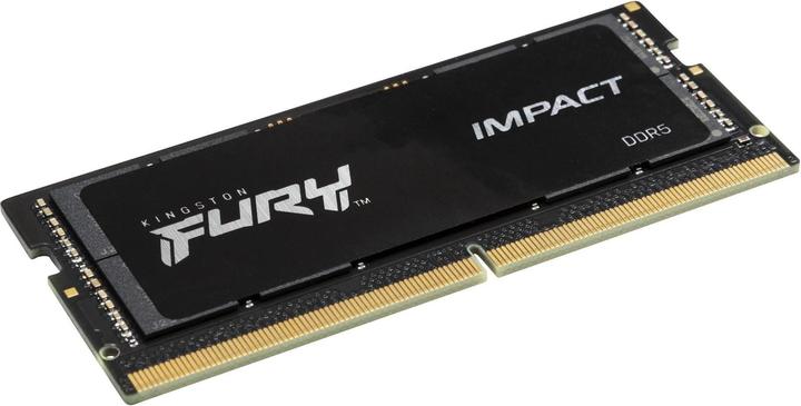 Image du produit Kingston SORAM D5 6400 16GB C38 FURY Impact (1 x 16GB, 6400 MHz, RAM DDR5, SO-DIMM)