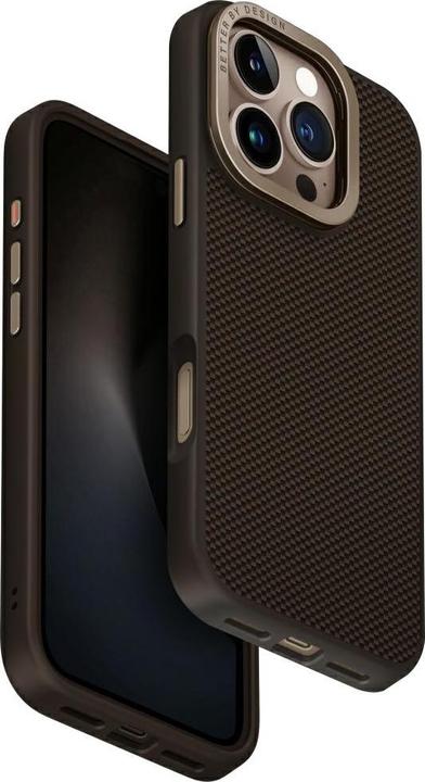 Image du produit Uniq Keva Max Magclick Charging Camera Stand Case for iPhone 16 Pro - Brown (Apple iPhone 16 Pro)