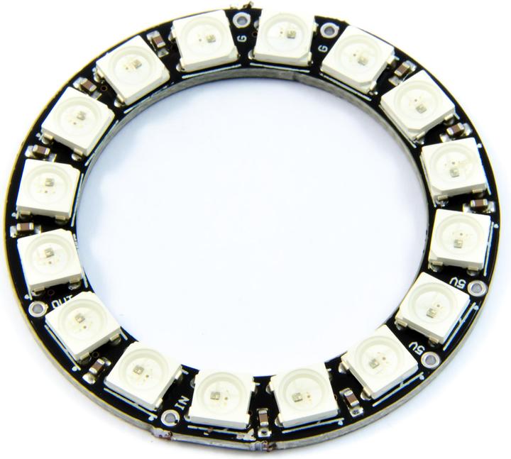 Actual product image Purecrea Neopixel Ring 16x WS2812B RGB LED