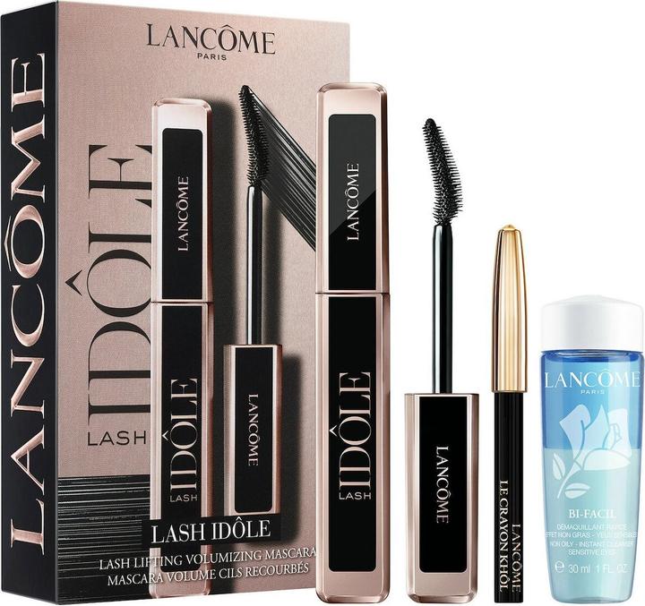 Immagine prodotto Lancôme Set Lash Idôle Mascara 8ml + Bi-Facil 30ml + Matita occhi Le Crayon Kôle Mini (11148451 Mascara Lash Idôle Volume Nero)