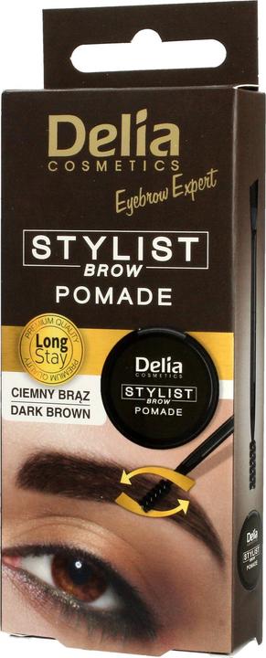 Delia Cosmetics Delia Eyebrow Expert Stylist Brown Pomade Eyebrow Pomade Dark Brown 2.5G (Dunkelbraun)
