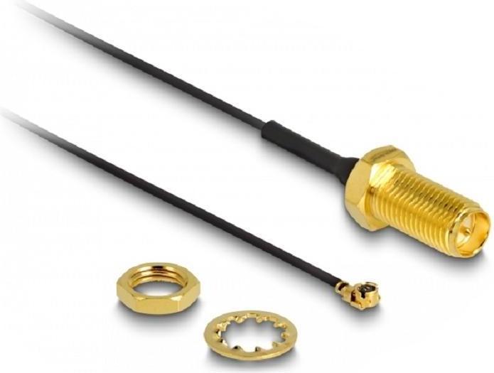 Produktbild Delock RP-SMA-Bu - MHF/U.FL(I-Pex) Kabel (Antennenkabel)