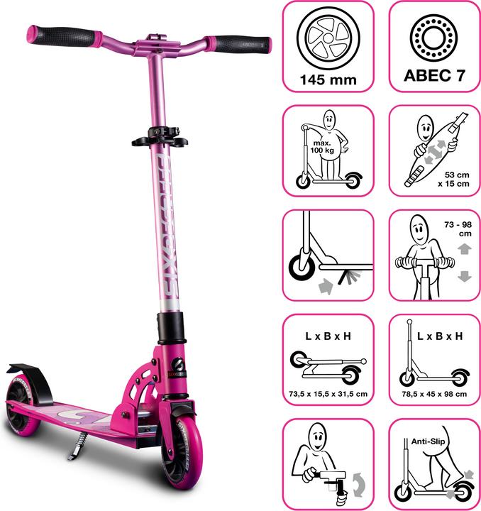 Produktbild Six Degrees Aluminium Scooter Junior 145 mm