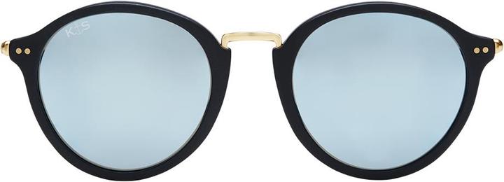 Produktbild Kapten & Son Maui Matt Black Blue Mirrored Glass