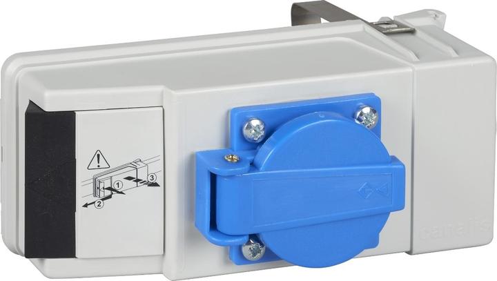 Image du produit Schneider Electric SE KBC16DCP2 Adaptateur de sortie, 16A, prise de courant, Schuko L+N+PE