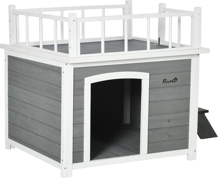 Actual product image PawHut Dog kennel with stairs (Dog house)