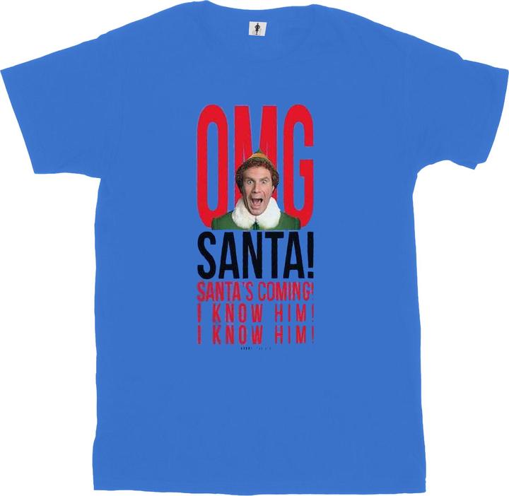Elf OMG Santa I Know Him TShirt (M)