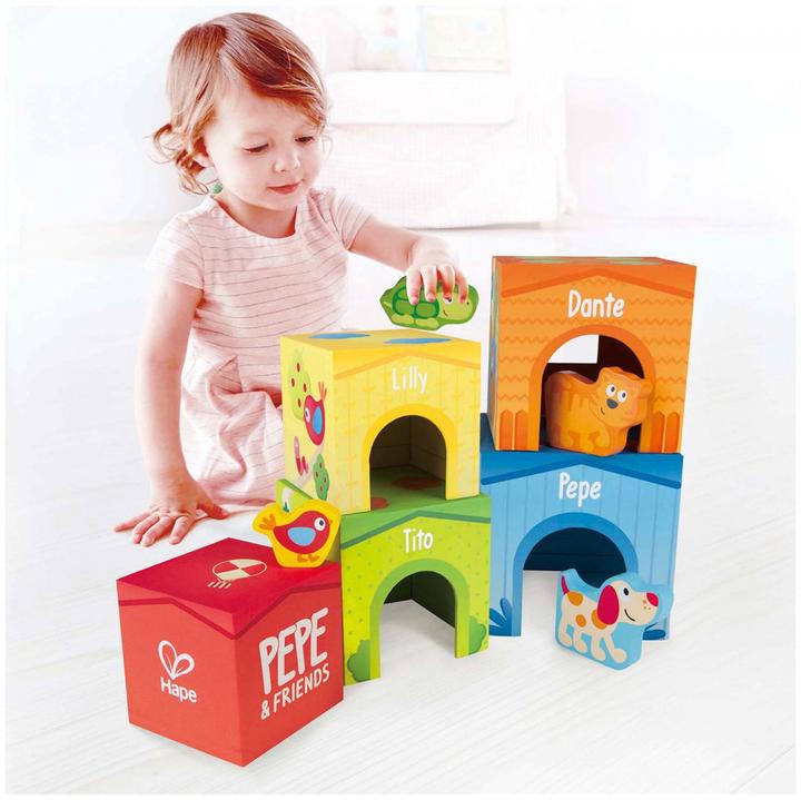 Immagine prodotto Hape Pepe & Friends torre di impilamento