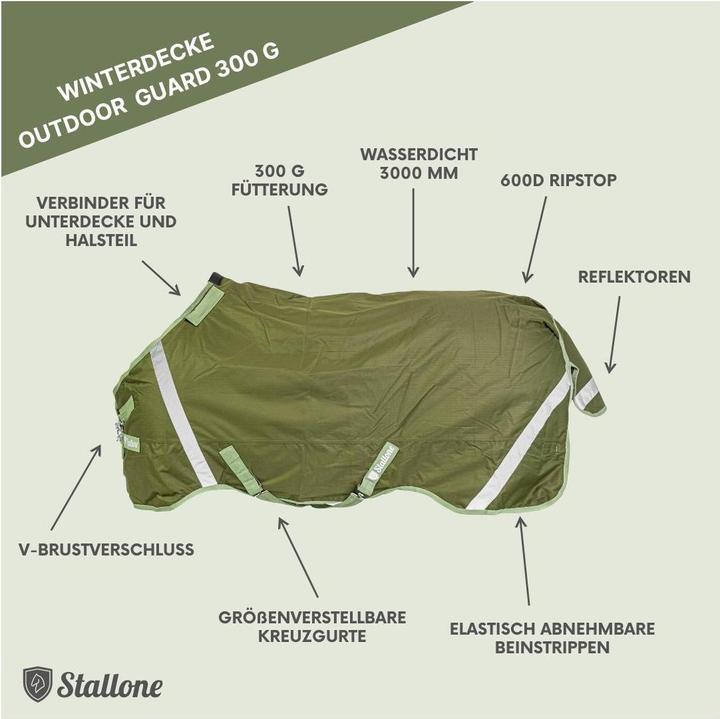 Produktbild Stallone Winterdecke Colorado 300 g (140 cm)