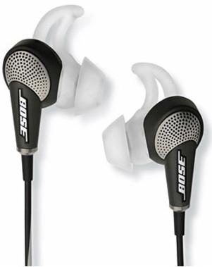 Bose QuietComfort 20 (1-button remote) (ANC, 16 h)
