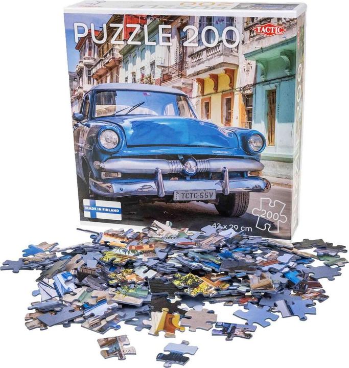 Produktbild Tactic Puzzle Oldtimer in Havanna, 200 Teile. (200 Teile)
