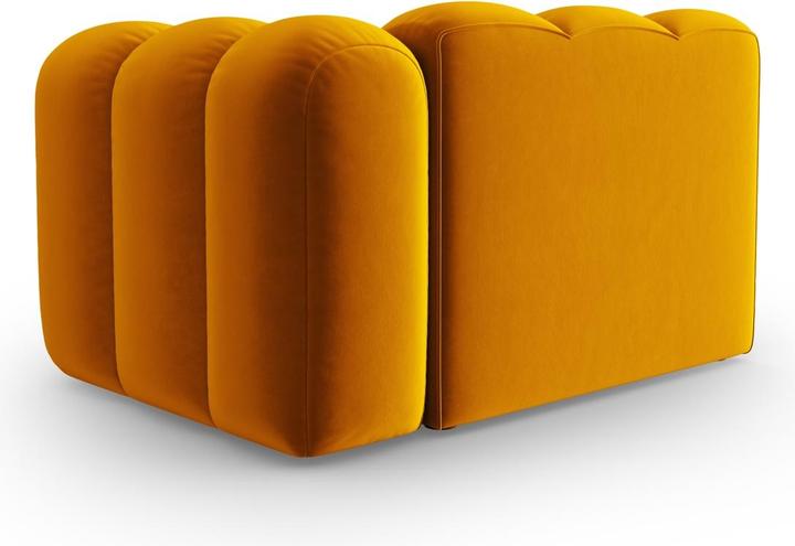 Actual product image Micadoni Velvet Modul Right, "Lupine", 1 Seat, 115x95x70Made in Europe (1-seater, Modular sofa)