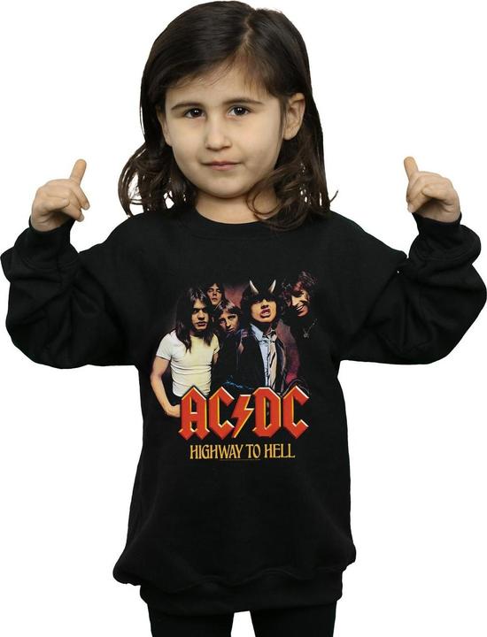 Produktbild AC/DC Highway To Hell Group Sweatshirt Mädchen (128)