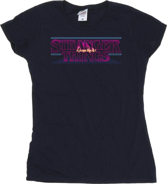 Netflix Stranger Things Retro Title TShirt (L)