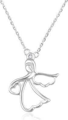 Beneto Silver necklace with little angel AGS1326 / 47