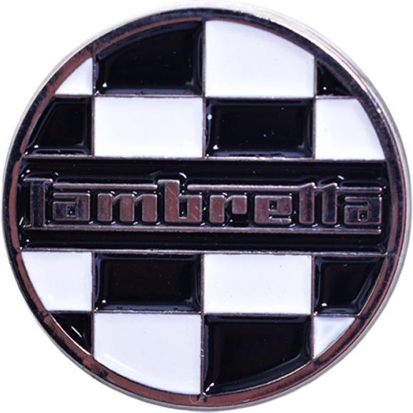 Lambretta Kariert Abzeichen Emaille