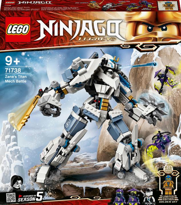 Actual product image LEGO Zane's Titan Mech (71738, LEGO Ninjago)