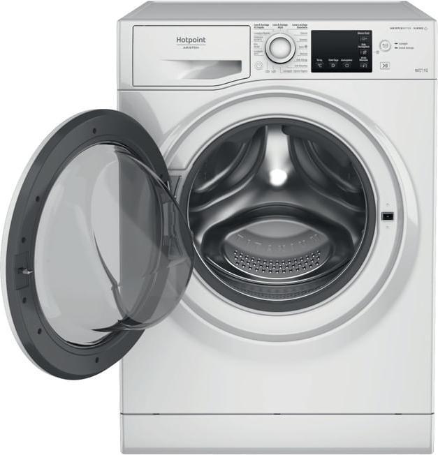 Produktbild Hotpoint Active NDB 10736 WA DE Waschtrockner Freistehend Frontlader Weiss D