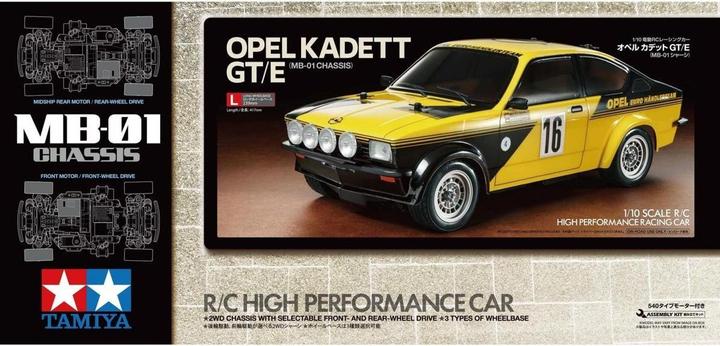 Actual product image Tamiya Opel Kadett GT/E (MB-01) (ARR Almost Ready to Run)