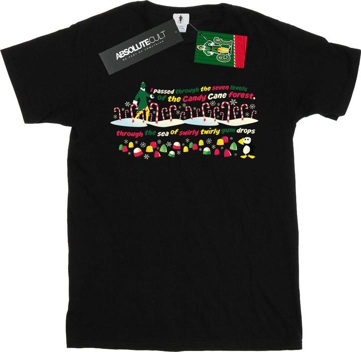 Elf Candy Cane Forest TShirt (M)