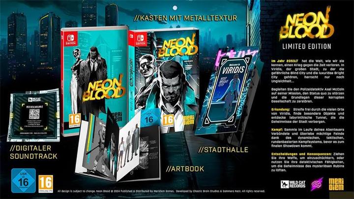 Image du produit Meridiem Games Neon Blood L.E. SWITCH UK (Switch, Switch Lite, Switch OLED)