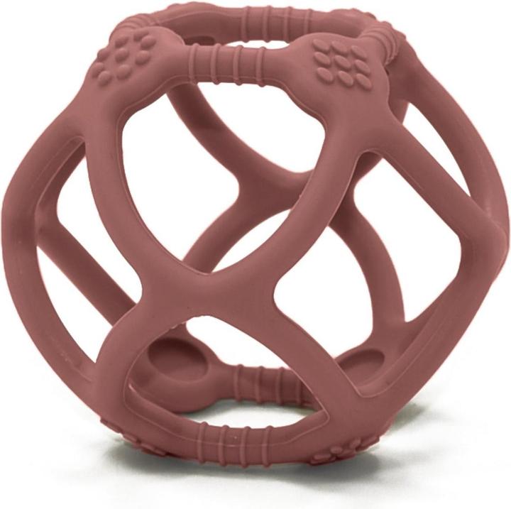 Petit Monkey Baby grasping ball, rose