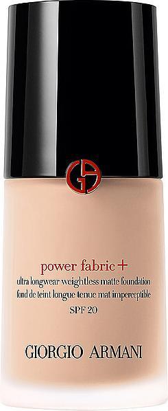 Actual product image Giorgio Armani Matt Makeup Power Fabric + ( Ultra Longwear Weightless Matte Foundation) 30ml - Shade: 4.75 (Camel)