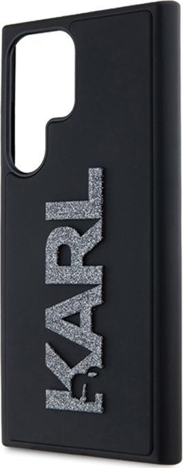 Produktbild Karl Lagerfeld KLHCS23L3DMBKCK S23 Ultra S918 czarny/black hardcase 3D Rubber Glitter Logo (Samsung Galaxy S23 Ultra)