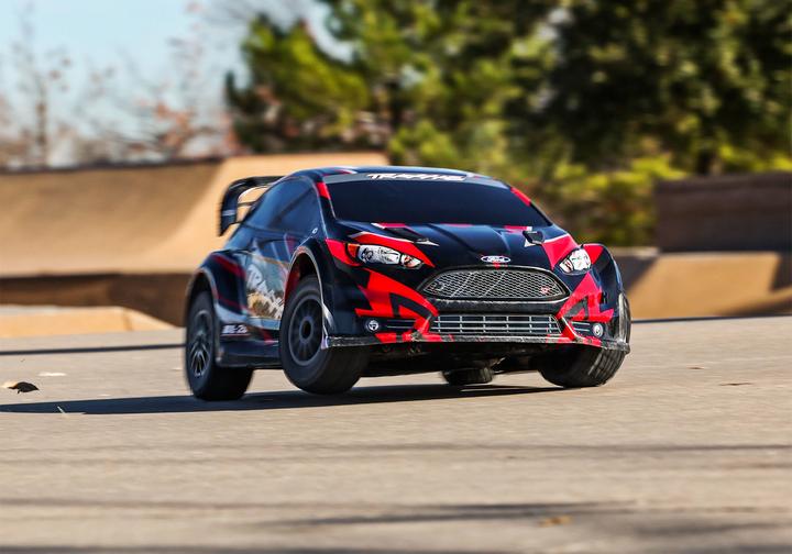 Produktbild Traxxas FORD FIESTA ST 4X4 BL-2S BLAU 1/10 RALLY RTR BL-2S BRUSHLESS, HD-TEILE, OHNE AKKU/LADER (RTR Ready-to-Run)