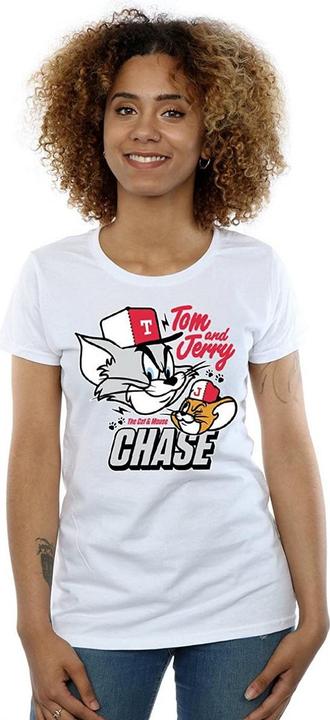 Immagine prodotto Tom & Jerry Maglietta in cotone Cat & Mouse Chase Donna/Ladies (XXL)