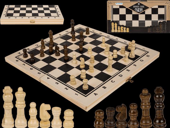 Produktbild Out of the blue ootb - Holz-Brettspiel, Schach, ca. 34 x 34 cm