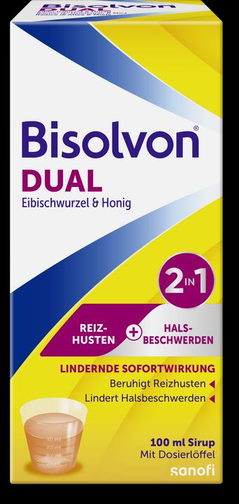 Produktbild Bisolvon DUAL 2 in 1 Hustensirup 100 ml (1 Stück)