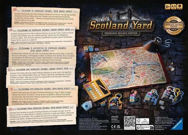 Produktbild Ravensburger Sherlock Holmes Scotland Yard (Deutsch, Französisch, Niederländisch, Italienisch, Englisch)
