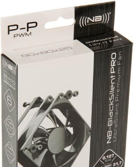 Actual product image Noiseblocker NB-BlacksilentPRO P-P (80 mm, 1 x)