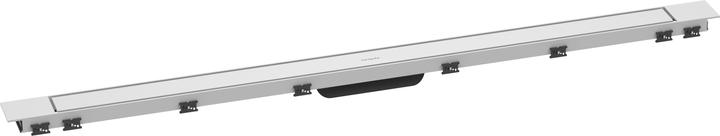 Produktbild hansgrohe RainDrain Match Plus Fertigset Duschrinne 1200, höhenverstellbarer Rahmen, 56218 (1200 mm)