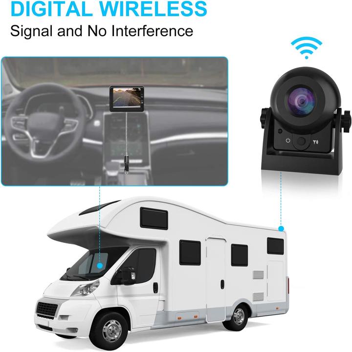 Produktbild Mhcabsr WiFi Wireless Rueckfahrkamera