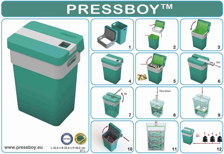 Image du produit Pressboy Poubelle (35 l)