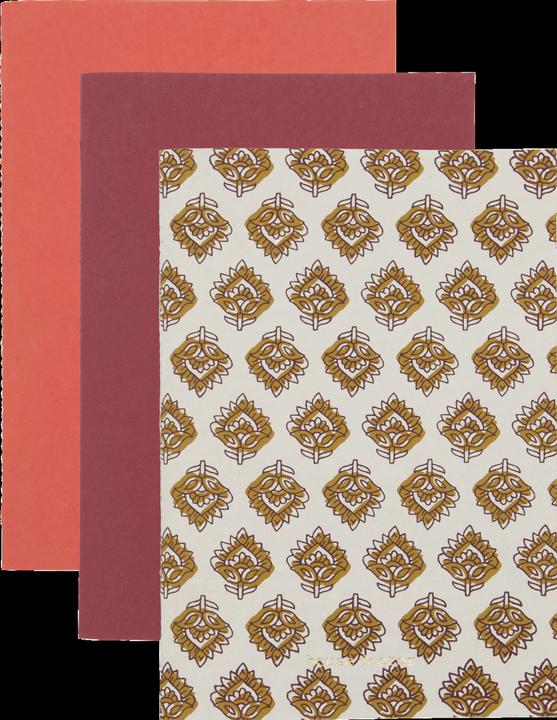 Immagine prodotto House Doctor Taccuino, HDWrite, beige/bordeaux/arancio