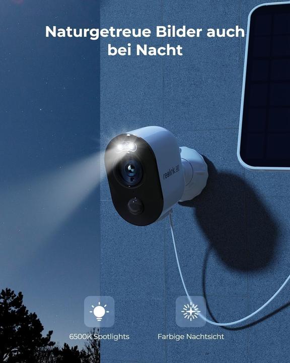 Produktbild Reolink Argus Series B350+Solar Panel-4K 8MP (3840 x 2160 Pixels)