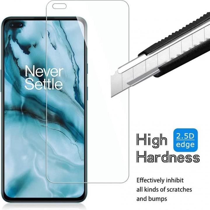 Produktbild Screenguard OnePlus Nord Panzerglas Schutzfolie Case Friendly Design (1 Stück, OnePlus Nord)