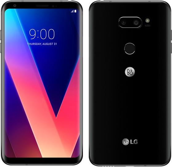 LG V30+ (128 GB, Aurora Black, 6", Hybrid Dual SIM, 16 Mpx, 4G)