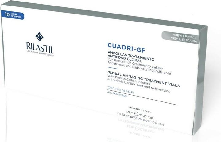 Image du produit Rilastil Cuadri gf Traitement anti-âge global ampoules 10x1 5ml (15 ml)