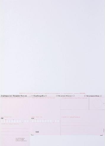 Actual product image Simplex Inpayment slip red (500 x)