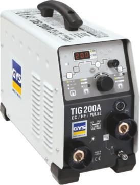 Productafbeelding GYS TIG lasapparaat TIG 200 DC HF/ DC FV met toebehoren 5 - 200 A gasgekoeld