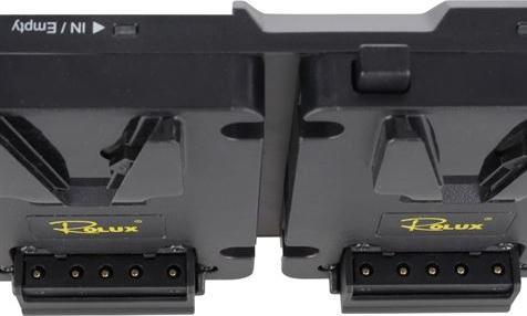 Actual product image Rolux Duo Mini V-Mount Battery Holder RL-AC16S (1 pcs., Battery + charger)