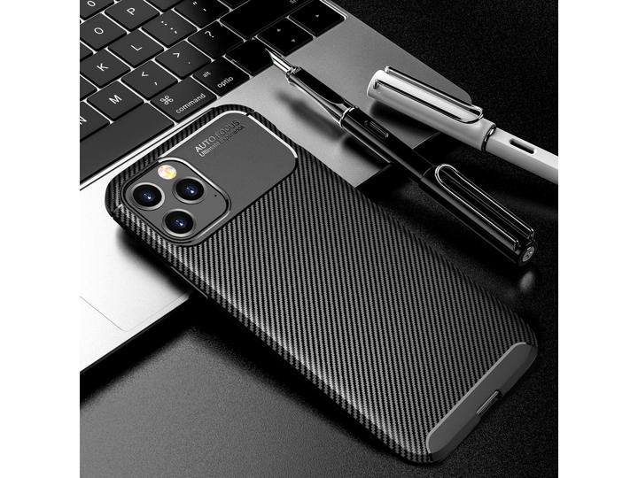 Image du produit Screenguard Apple iPhone 12 Pro Max Coque carbone Design TPU Case (Apple iPhone 12 Pro Max)